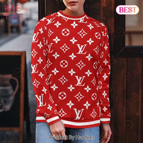 red louis vuitton sweater|Louis Vuitton sweater men's.